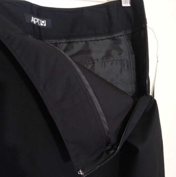Apt 9 black mini skirt women's size 14 NWT - Picture 5 of 7